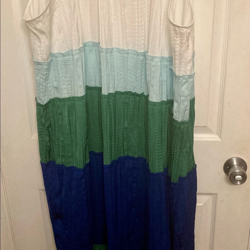 Ruffled 3X Lightweight Maxi Dress